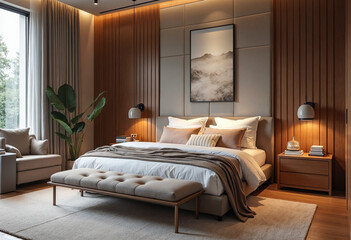 interior of a bedroom