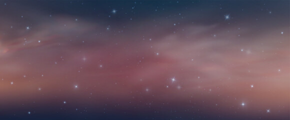 Starry sky background, starry universe, Milky Way galaxy png. Background of beautiful cosmic nebula.	
