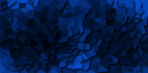 Obraz premium Beautifull blue and crystallized black background. abstract light colorful stone tile pattern. modern wallpaper, trendy simple minimal geometric pastel background vector abstract mosaic backdrop.