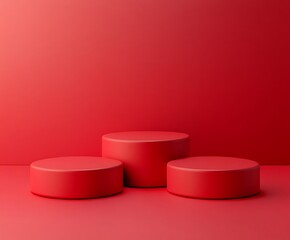 Minimalist Abstract Architecture with Pastel and Neon Lighting Featuring Geometric Shapes, Circular Platforms, and Soft Shadows for Futuristic and Artistic Stage Design