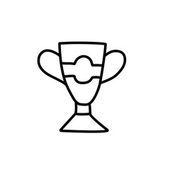 hand drawn trophy icon