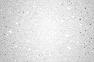 Realistic vector silver background. Shiny silver horizontal backdrop. Shining luxury banner template. 
