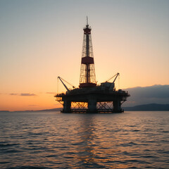Fototapeta premium Oil rig