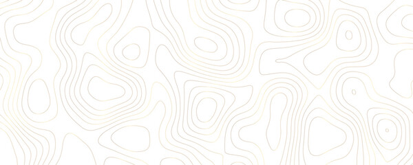 Luxury Gold Wavy Topographic Vector Background with Geometric Contour Patterns
