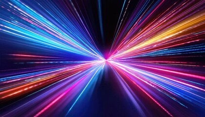 Warp Speed, Speed effects background, Speed of Light, A Journey Through Time and Space