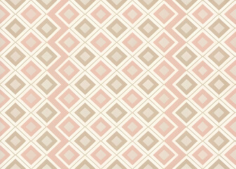 Fototapeta premium Pastel Diamond Pattern: Seamless Geometric Design 