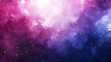 Fototapeta premium Cosmic Watercolor Background