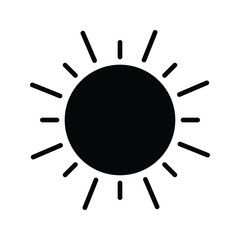 the sun light icon illuminates the surroundings