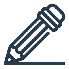 Pencil with Orange Grip for Comfortable Writing