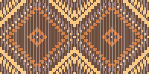 Ethnic Decoration Chinese Traditional Patternfolk Embroidery, Aztec Geometric Ornament Print. Design for Carpet, Wallpaper, Clothing, Wrapping, Fabric