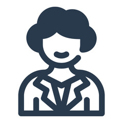 Professional School Principal Icon