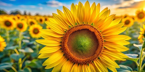 Elevate your surroundings with this colorful sunflower printable, ideal for enriching home decor, crafting projects,