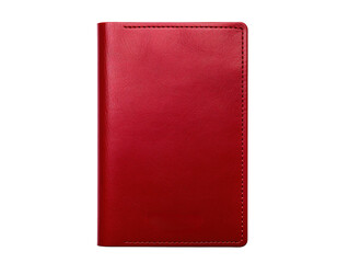 a red leather passport cover