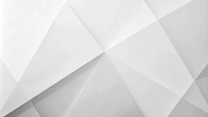 Fototapeta premium Abstract white low-poly relief pattern, 3d background. 3D design template. Geometric background with ice texture. 3d square background texture with low-poly triangular surface