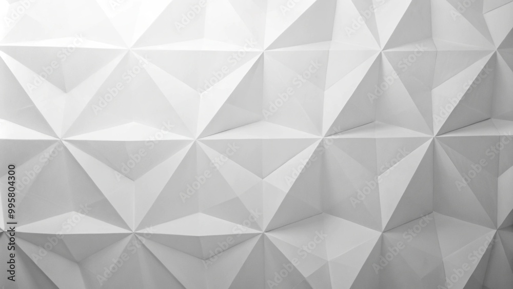 Poster abstract white low-poly relief pattern, 3d background. 3d design template. geometric background with