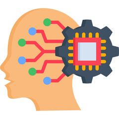 Fototapeta premium Machine Learning Icon