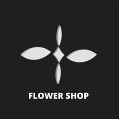 FLOWER 3D LOGO DESIGN 