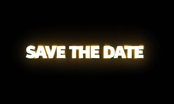 Save The Date  -  A Simple Reminder