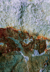 crystalline ore in the rocky mountains, rare earth mining.