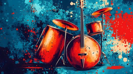 Music and Arts, Design a shirt celebrating local musicians or performing arts.