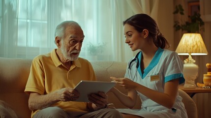 The Caregiver with the Elderly