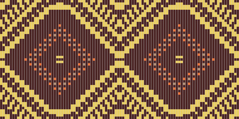 Pakistan Ethnic Pattern Designfolk Embroidery, Aztec Geometric Ornament Print. Design for Carpet, Wallpaper, Clothing, Wrapping, Fabric