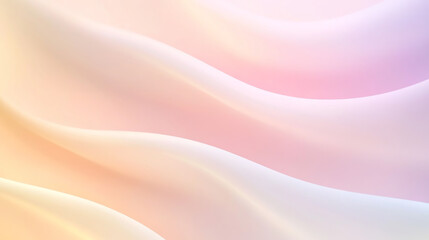 Obraz premium Abstract wavy lines with soft gradients of pastel colors, smooth and modern for a creative look.