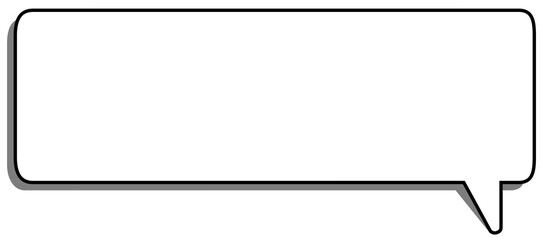 Speech or Chat bubble on transparent background