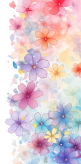 Abstract floral background