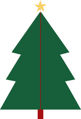 Christmas Tree With Star Decor