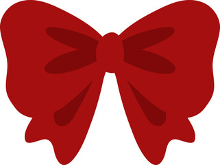 Red Bow Ribbon Christmas Decor