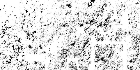 Overlay black and white dust grunge seamless texture. Dirt messy splash particle scratch grain pattern texture on white and black background.	