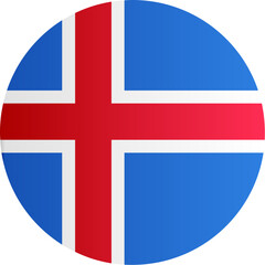 Obraz premium IcelandFlag Icon
