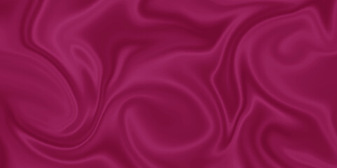 Abstract smooth fabric canvas cloth satin silk. Modern flowing pattern rich clothing luxury and stylish wave silk. Pink flowing curve and shiny silk. 
