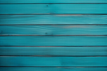 Obraz premium Processed collage of dark cyan blue wooden background texture. Background for banner