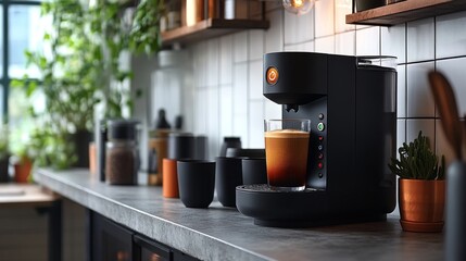 coffee maker on the table kitchen