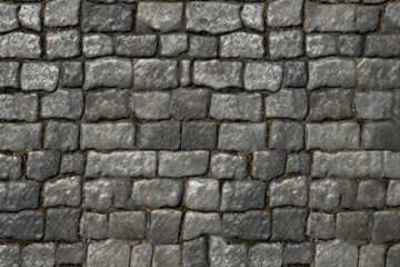 Obraz premium Processed collage of old street pavement surface texture. Background for banner, backdrop