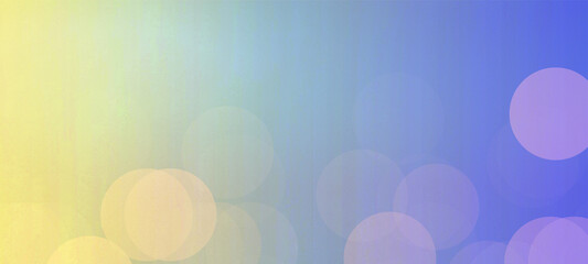 Blue bokeh widescreen panorama background, Suitable for Advertisements, Posters, Banners, Anniversary, Party, Events, Ads and various graphic design works