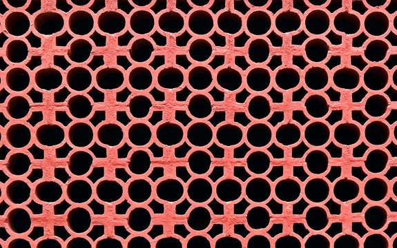 Air bricks wall in Tijuca neighborhood, Rio de Janeiro, Brazil
