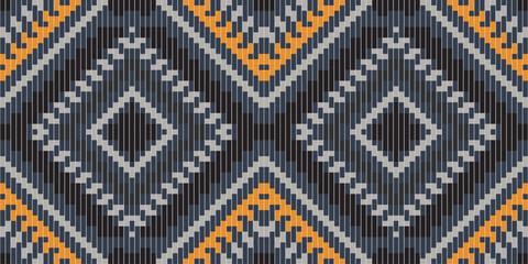 Mexican Ethnic Pattern Sweatshirtfolk Embroidery, Aztec Geometric Ornament Print. Design for Carpet, Wallpaper, Clothing, Wrapping, Fabric