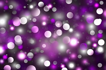 Purple and Silver Bokeh Background for Holiday Celebrations and Festive Events