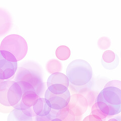 Abstract light texture background, Pink-Purple bubbles , simple frame design