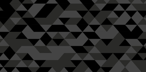 Seamless geometric pattern with shapes. Abstract geometric background triangle wallpaper. Gray polygonal background. Vector mosaic backdrop background.	
