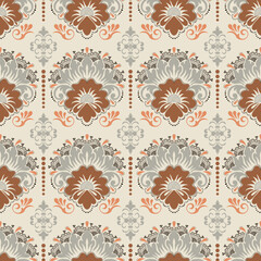 damask seamless pattern for textile uses vintage damask pattern.