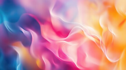 Obraz premium Abstract blurred texture with a colorful effect featuring decorative elements in a fantastical and defocused style ideal for digital printing and presentation purposes