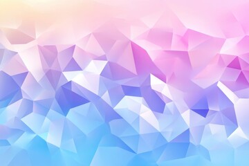 Obraz premium Stunning polygonal backdrop featuring a gradient color scheme presented in a 2D cartoon illustration style