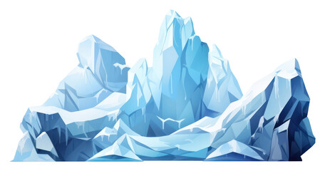 Obraz premium PNG Ice berg mountain iceberg nature.