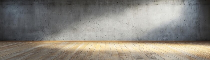 Fototapeta premium Polished concrete background with a smooth finish and soft lighting