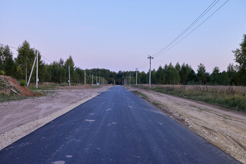 road in the countryside