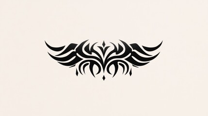 Obraz premium Fantasy tribal ethnic tattoo symbol